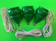 3 Spinning Wood Top Toys Made