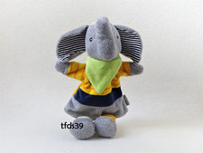 Sterntaler Elefant Erwin Handpuppe gestreift Kuscheltuch Kasperletheater (T222)