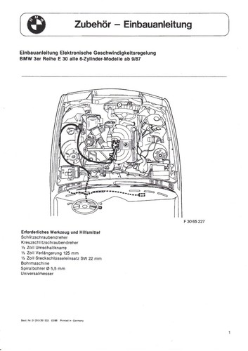 Bmw e30 eba - e30, einbauanleitung