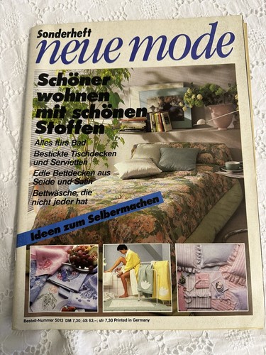 Neue mode sonderheft - sonderheft, sticken