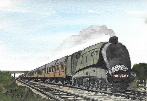 Original aquarell der - -,