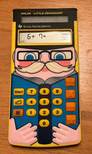 TEXAS INSTRUMENTS Solar Little Professor Schulrechner Lernrechner vintage 90er