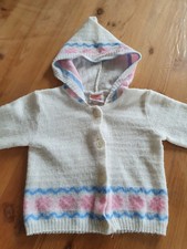DDR Baby Jacke Strickjacke mülana gr:76 Jäckchen mit Kapuze Sammler Trödel