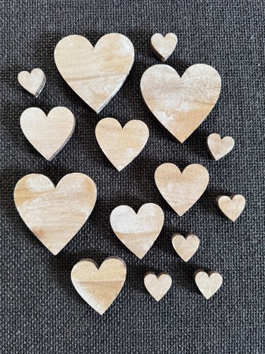 Holzherzen herz aus - x,