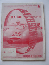 DDR Rennprogramm 1955 SACHSENRING RENNEN HOHENSTEIN-ERNSTTHAL MOTO GP MZ MV 