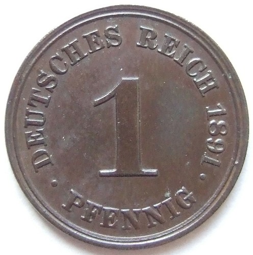 Pfennig 1891 kaiserreich - pfennig,
