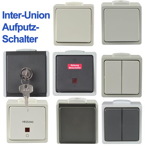 Inter union aufputz schalter - aufputz,
