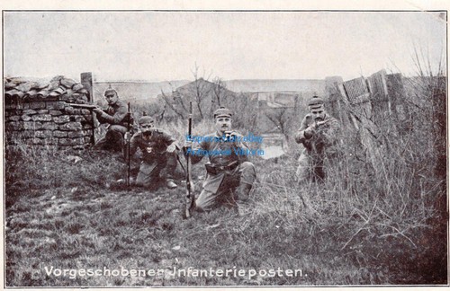 Infanterieposten - ak,