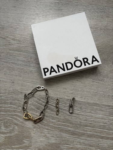 Pandora armband bicolor - armband,