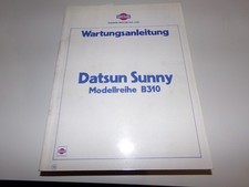 Datsun Sunny Werkstatthandbuch