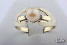 Perlen Ring 8kt 333 Gelb Gold