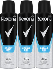 3 x REXONA MEN Cobalt Dry Deospray mit motionsense™-Technologie, 150 ml