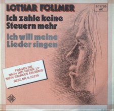 7" Lothar Föllmer - Ich Zahle