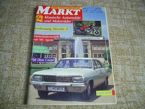 Oldtimer markt 1991 opel - markt,