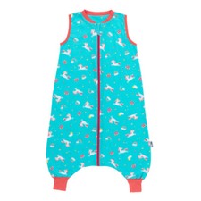 Schlummersack Sommer Schlafsack mit Füßen Einhorn, 0.5 TOG, 120cm, Baumwolle