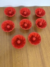 8 Stück Muffinform Silikon Backform Mini Gugelhupfform