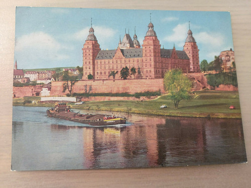 Postkarte aschaffenburg m - aschaffenburg,