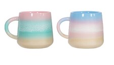 Pastell Ombre Becher Keramik