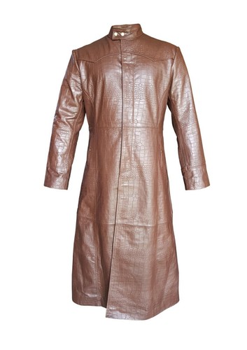 Langer trenchcoat herren echt - langer,