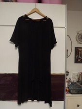 Shein Curve Kleid / Tunika - Vorne kurz/Hinten lang - Größe 4XL - Schwarz