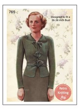 1930er Jahre Strickmuster für