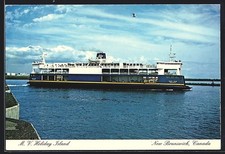 New Brunswick, MV Holiday Island, Fährschiff, Ansichtskarte 