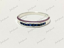 Blauer Saphir Stapel Ring