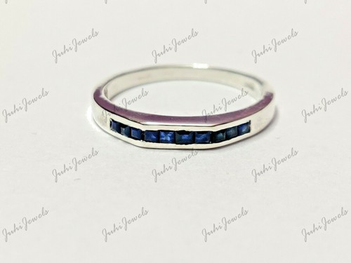 Blauer saphir stapel ring - blauer,