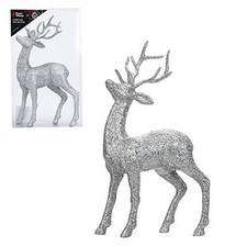 Glitzer 26cm Stehend Rentier