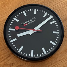 Mondaine sbb wanduhr schwarz - sbb,