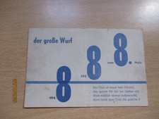 1.FC Nürnberg 8mal Deutscher Meister vor dem Finale 1961 - Club