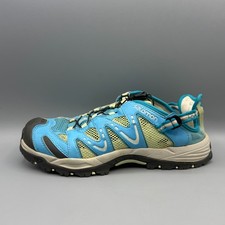 Salomon Techamphibian Wanderschuhe Outdoor Trekking Laufen Gr 41 1/3 türkis GUT