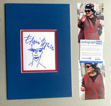 ELVIRA BACH Kunst signed Passepartout/Briefkarte 20x30 Autogramm COA ACOA