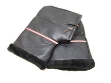 Universal Lenkerstulpen Kunstleder für Roller Scooter Motorrad Lenker