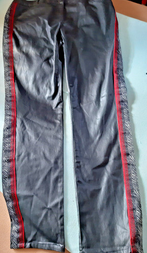 Hose lederimitat mit - lederimitat-hose,