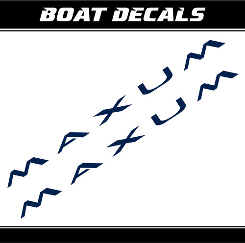 Maxum aufkleber 200cm boat - 200cm,
