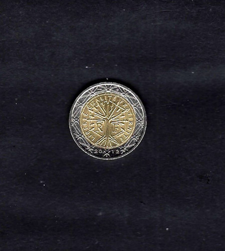 Euro münze frankreich - 2,