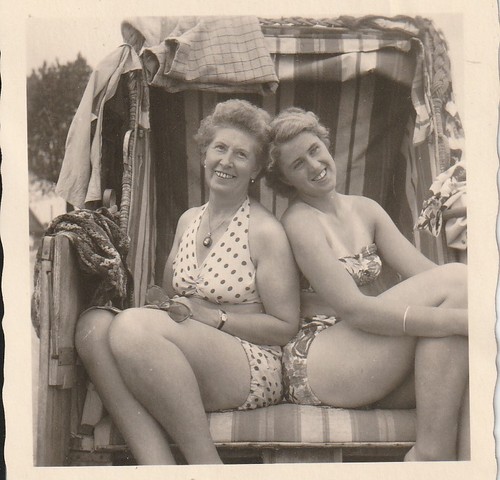 Vintage foto schöne frauen - vintage,