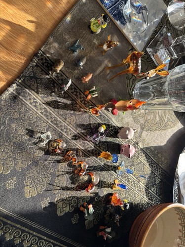 Vintage glasfiguren 1970er - vintage,