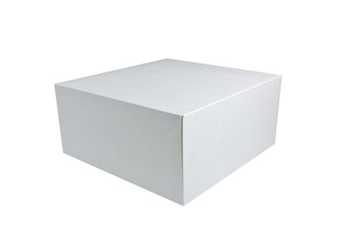 Weisse tortenbox 28x28x13cm - weisse,