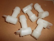 5x Kunstoff Ablasshahn Fasshahn L70mm DIN G-3/4 Fässer Kanister Tonnen (FG60)