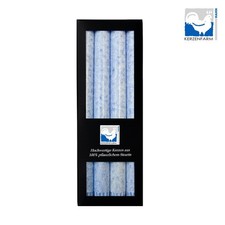 Stearin stick candles blue 25