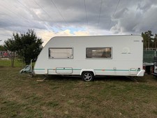 Eifelland Wohnwagen mit Klimaanlage, Hundebox & 100 km/h Zulassung Top gepflegt