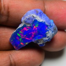 Glatter blauer Opal grob 18,50