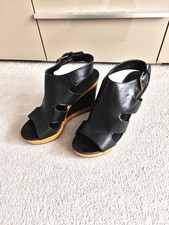 Graceland | Sandalen Pumps Wedges Keilabsatz | Fb. schwarz | Gr. 40 