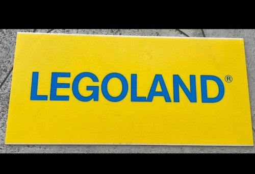 Lego werbeschild legoland - werbeschild,