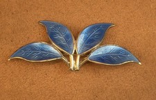 Vermeil Brosche Silber