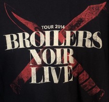 T-Shirt Broiler / Noir Live Tour 2014 / Gr. XL 
