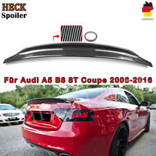 Heckspoiler Spoiler für AUDI A5 B8 8T Coupe Carbon Look Cat Style Lippe 08-16 