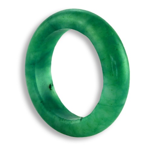 Design ring grüne jade 5mm - grüne,
